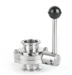 sanitary clamp butterfly valve