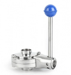 sanitary weld butterfly valve