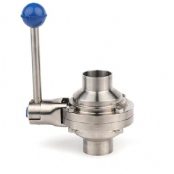 sanitary butterfly type ball valve
