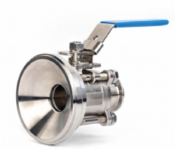 sanitary bottom ball valve