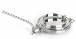 powder butterfly valve