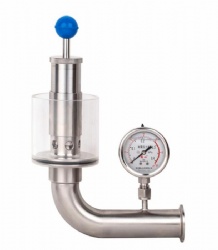 sanitary discharge valve
