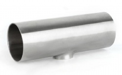 sanitary reducer welded tee